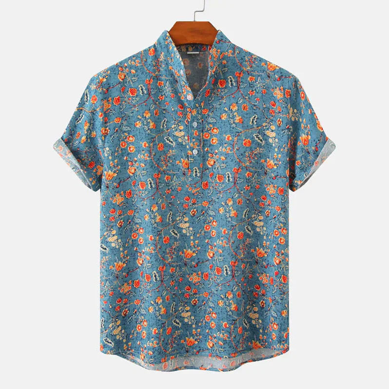 Marius | Stilfuld Casual Blomstret Skjorte
