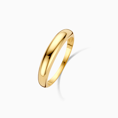Guld Midi Dome Ring