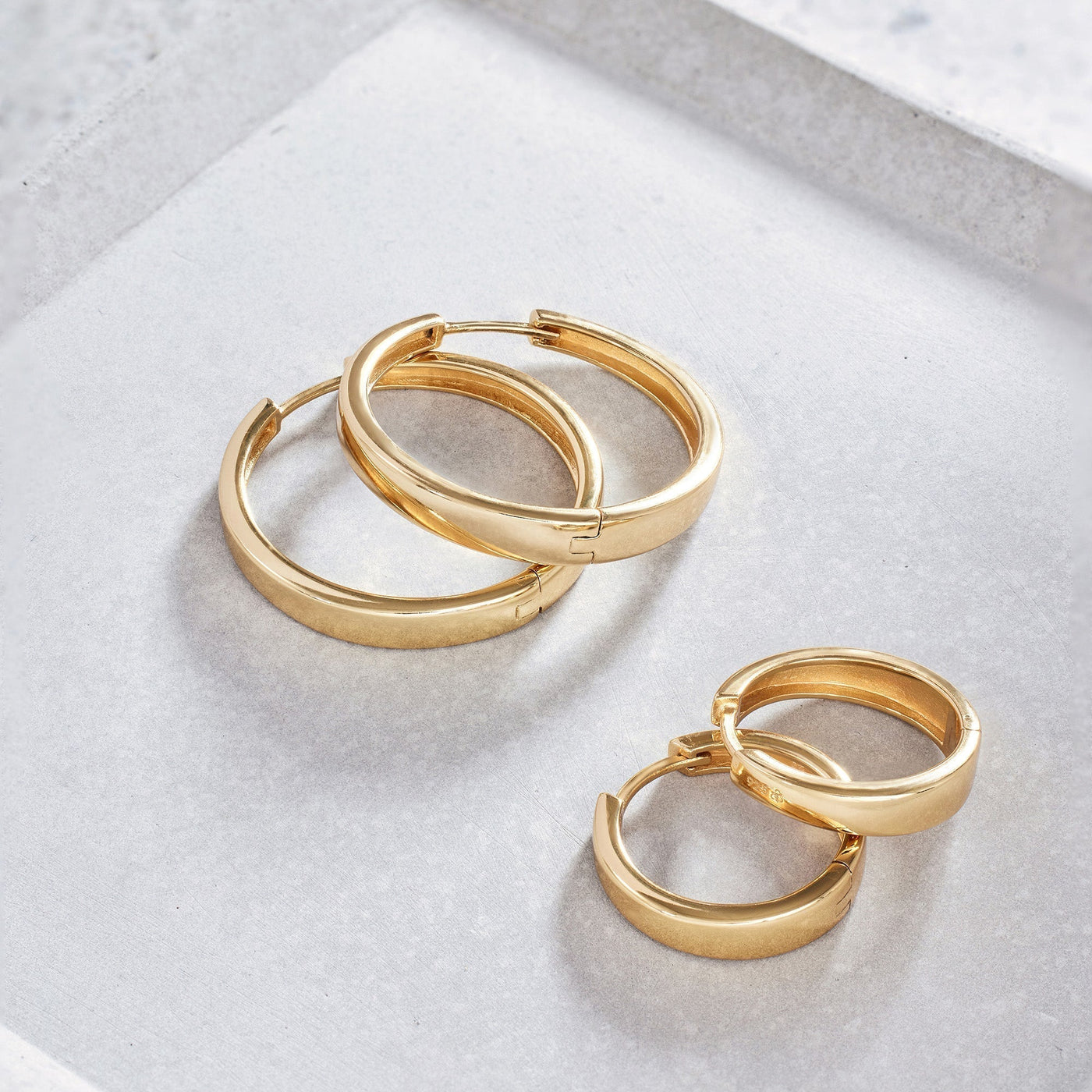 Gia Bold Guld Øreringe
