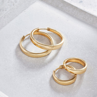Gia Bold Guld Øreringe