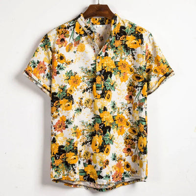 Marius | Stilfuld Casual Blomstret Skjorte