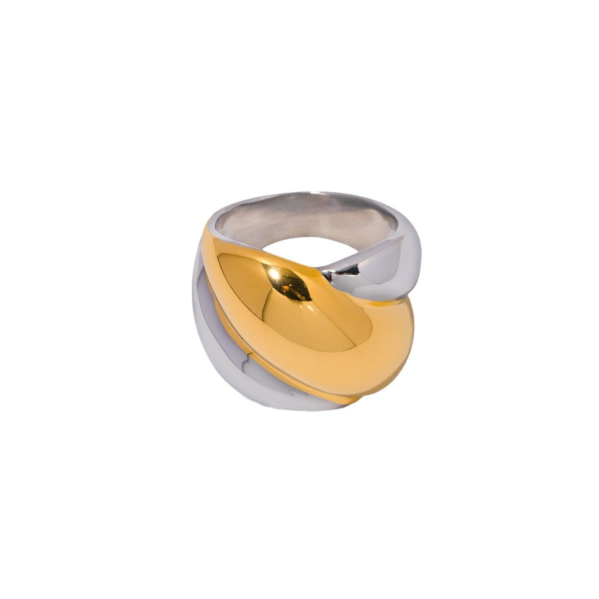 Stilfulde geometriske guld-ringe – Harewell