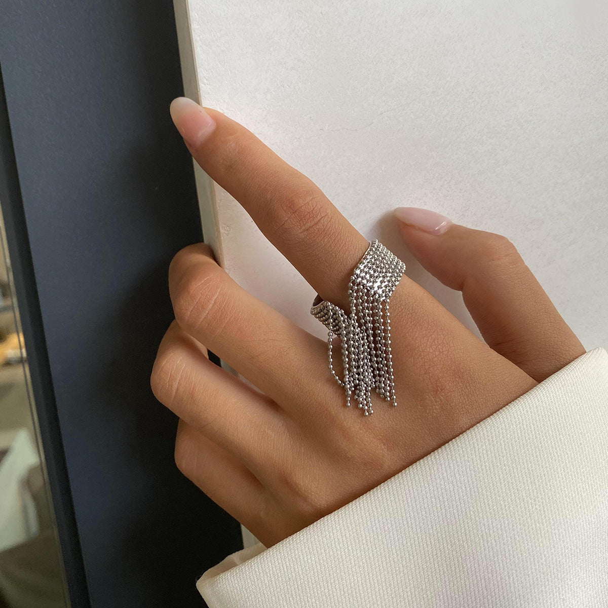 Moderne guld ring med kvast – Josian