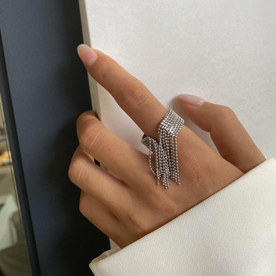 Moderne guld ring med kvast – Josian