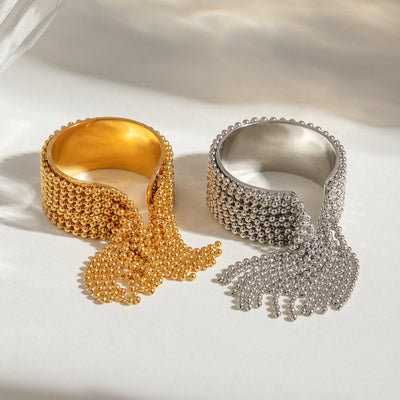 Moderne guld ring med kvast – Josian