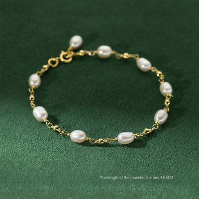 Barok Perle Strand Armbånd