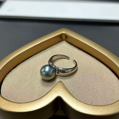 Vintage Perle Geometrisk Ring