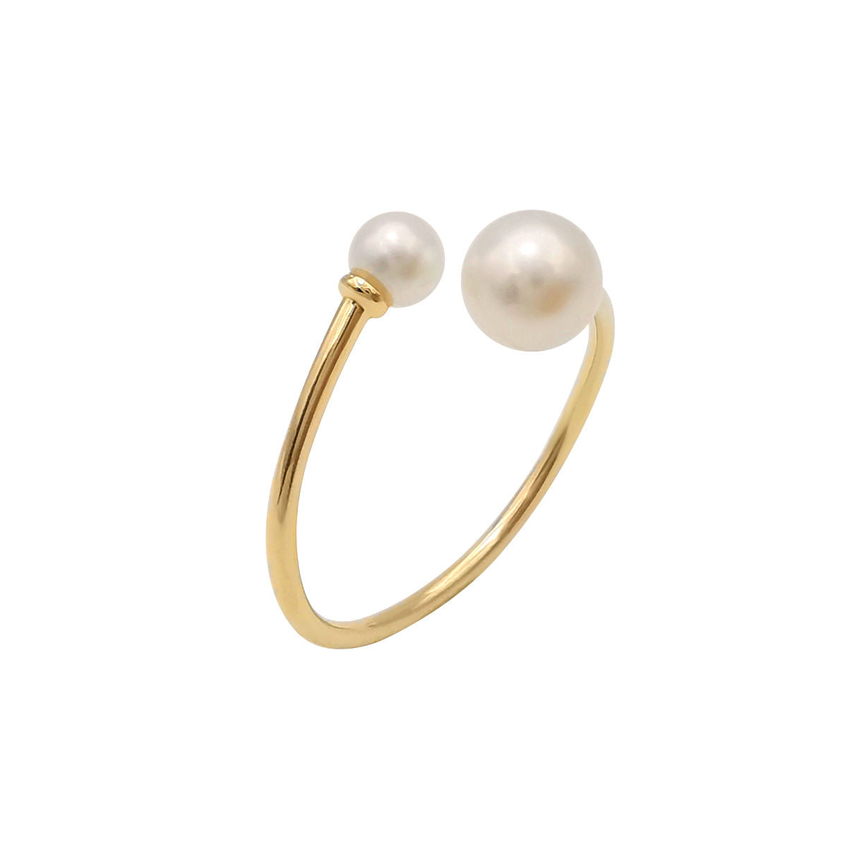 Sølvperle Luksus Ring