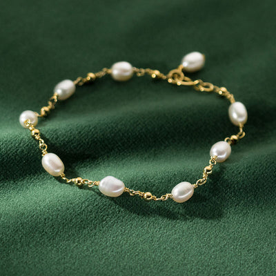 Barok Perle Strand Armbånd