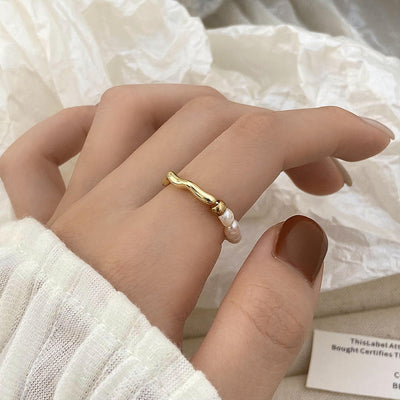 Ferskvandsperle Ring