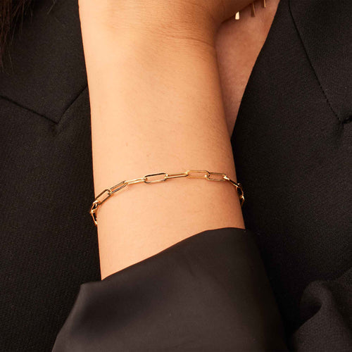 Venedig Guld Link Armbånd