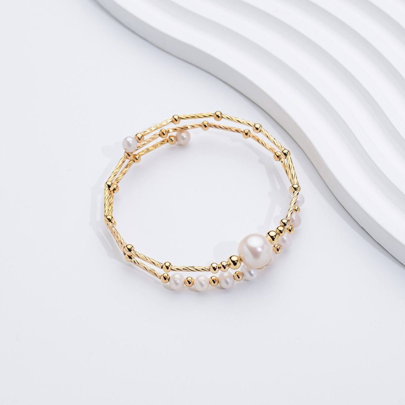 Ferskvandsperle Bangle