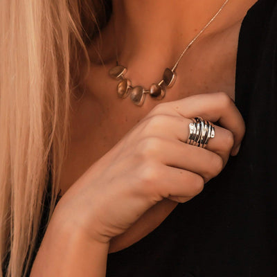 Bliss - Vintage Tykt Sølv Ring
