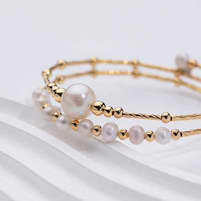 Ferskvandsperle Bangle