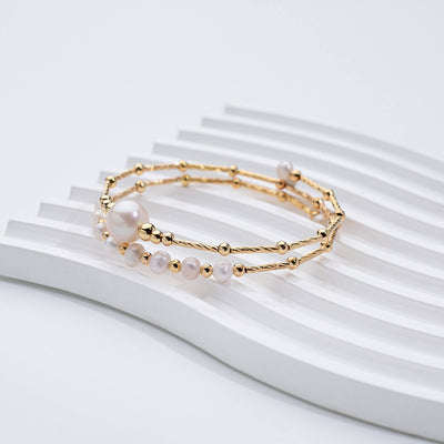 Ferskvandsperle Bangle