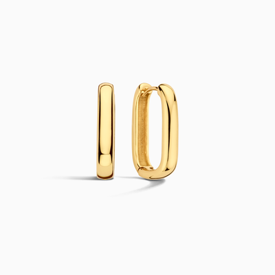 Guld Ikon Hoop Øreringe