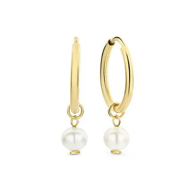 Delia Crest Øreringe | Guld
