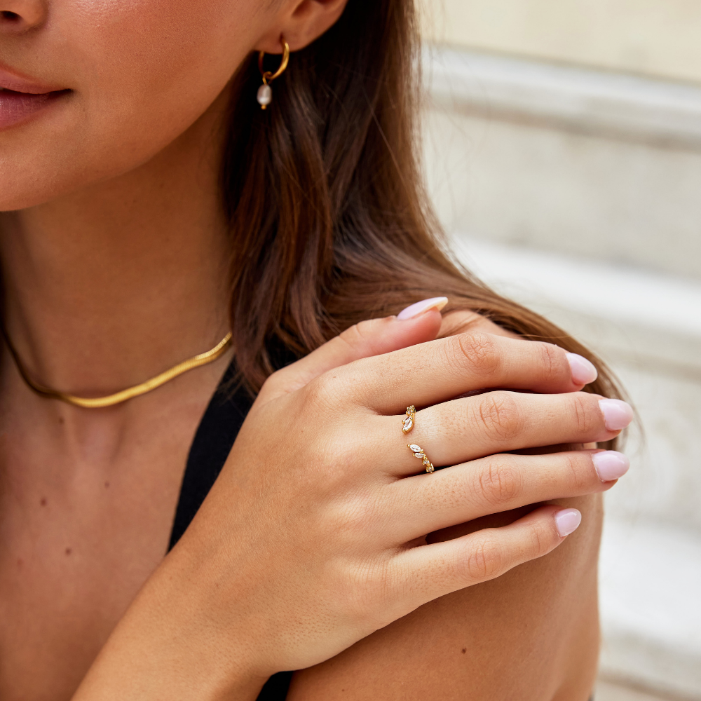 Frieden - Ring i Guld Krystal