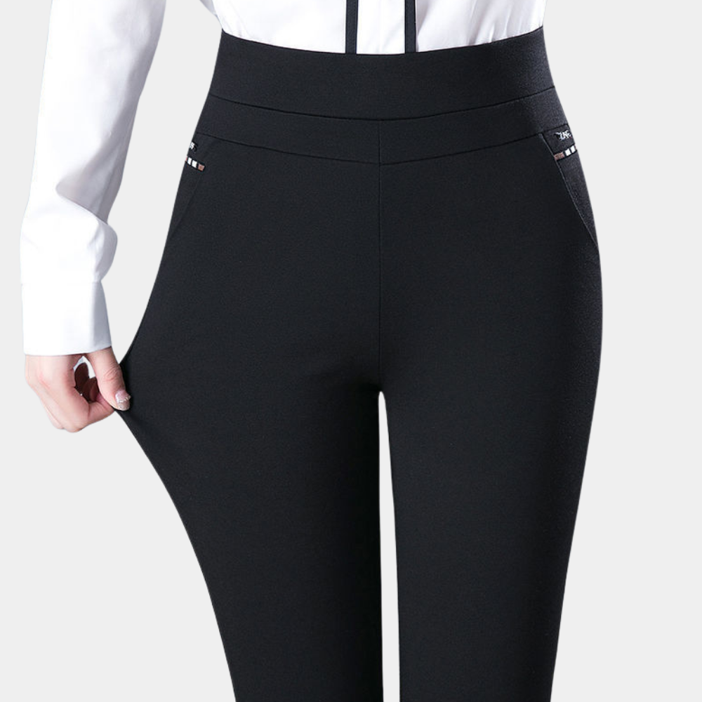 Delphine | Komfortable og Elastiske Slim Fit Buks