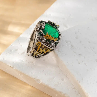 Isla Goldstone Ring | Dobbelt Tone Guld