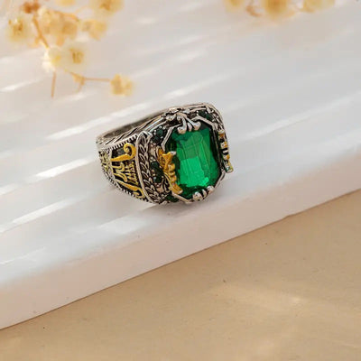 Isla Goldstone Ring | Dobbelt Tone Guld