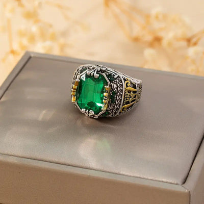 Isla Goldstone Ring | Dobbelt Tone Guld