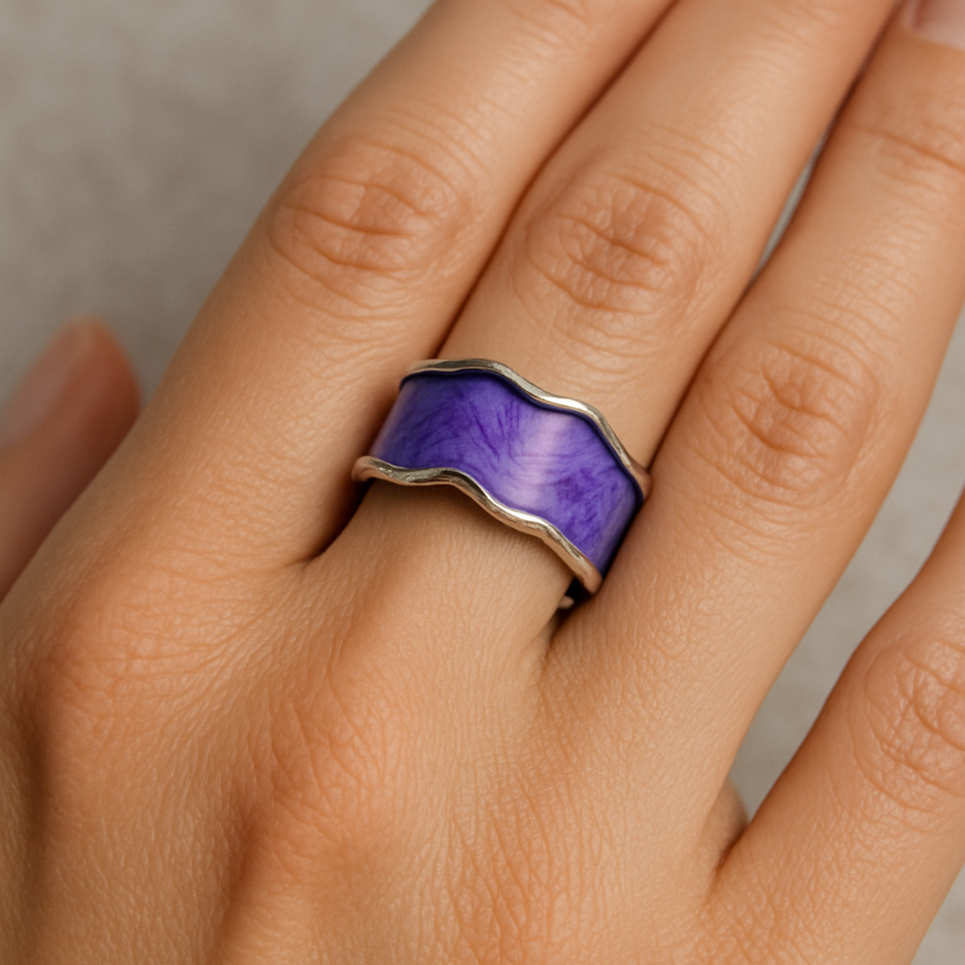 Klassisk Bølge Ring