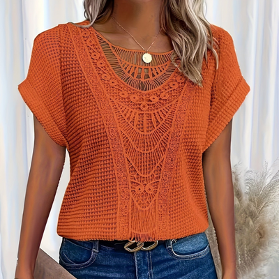 Vanja | Elegant Top med Blonder