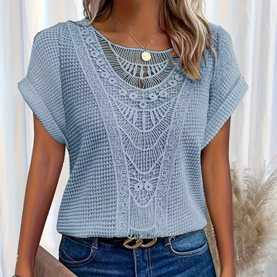 Vanja | Elegant Top med Blonder