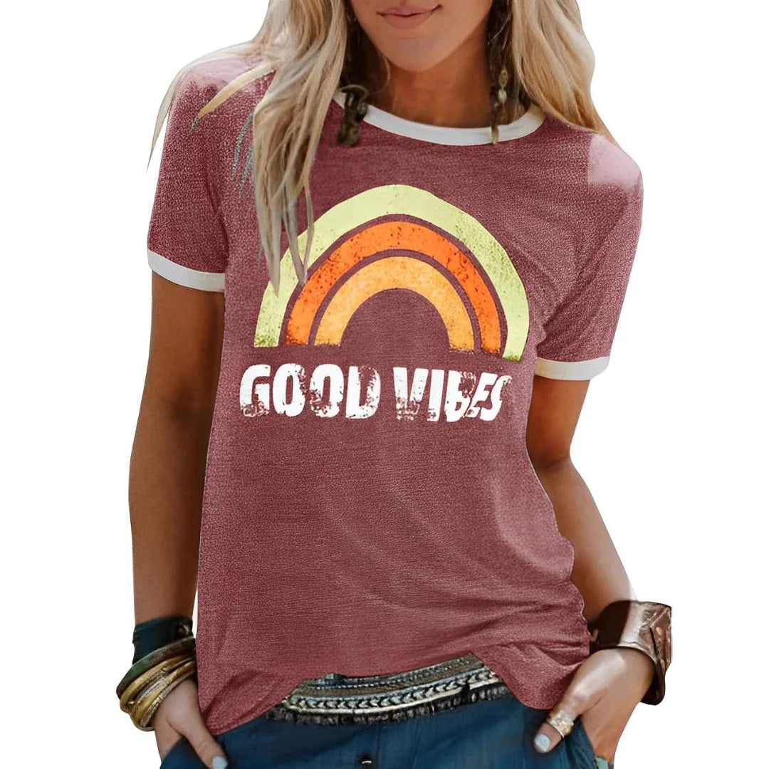 Alvhilde | Relaxed and Colorful Graphic Tee