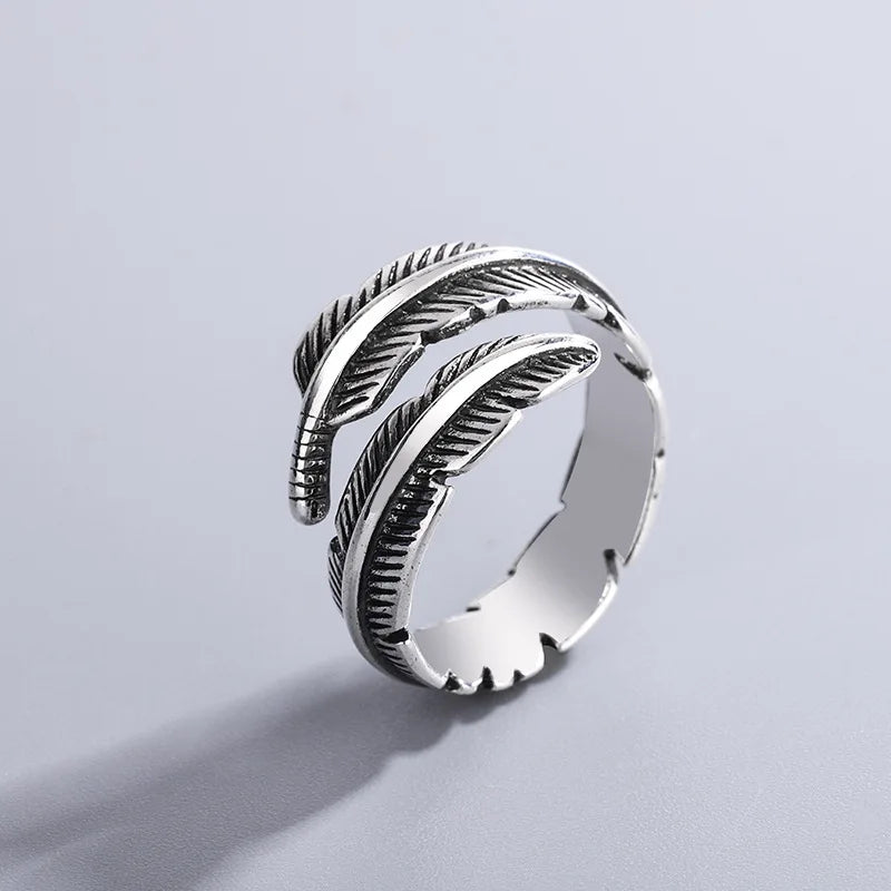Engelens Fjer Justerbar Ring