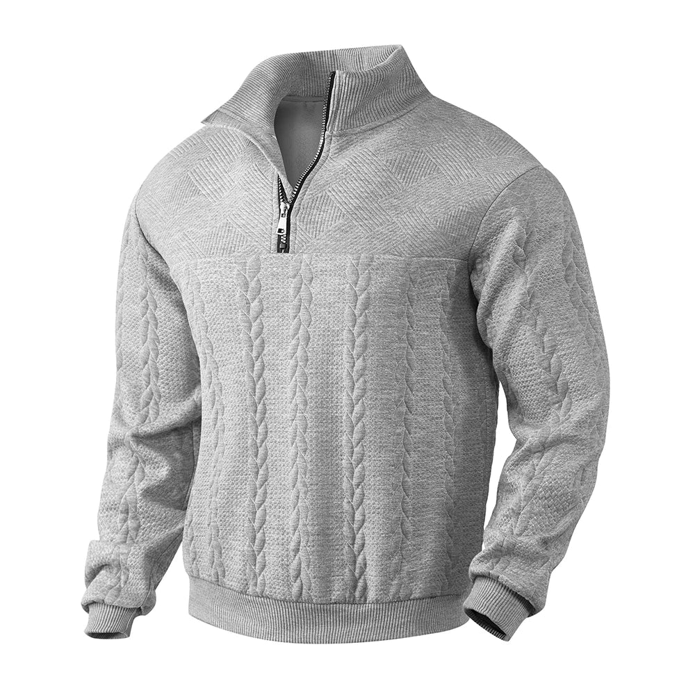 Henry | Premium sweatshirt med kvart lynlås