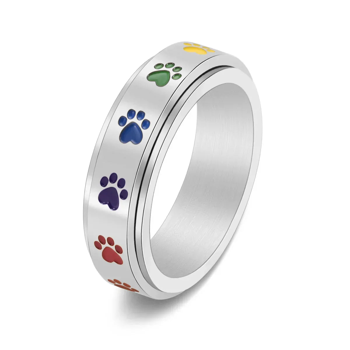 Regnbue Spin Stress Ring