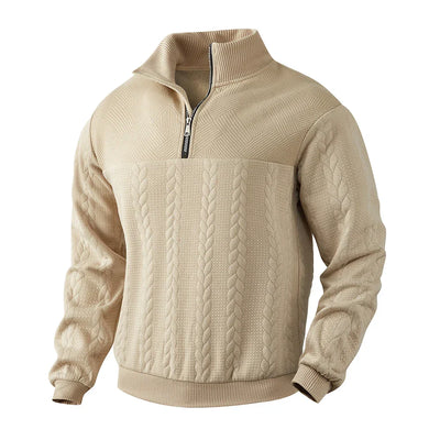 Henry | Premium sweatshirt med kvart lynlås