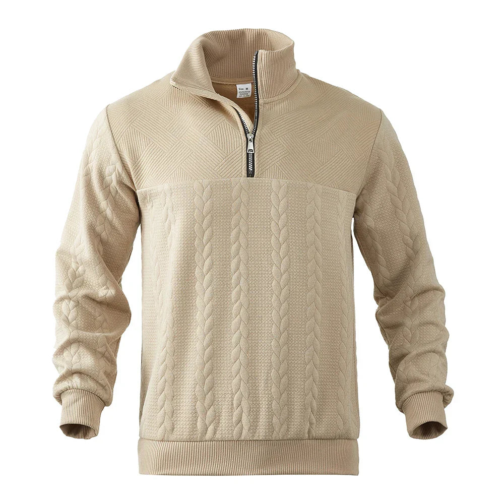 Henry | Premium sweatshirt med kvart lynlås