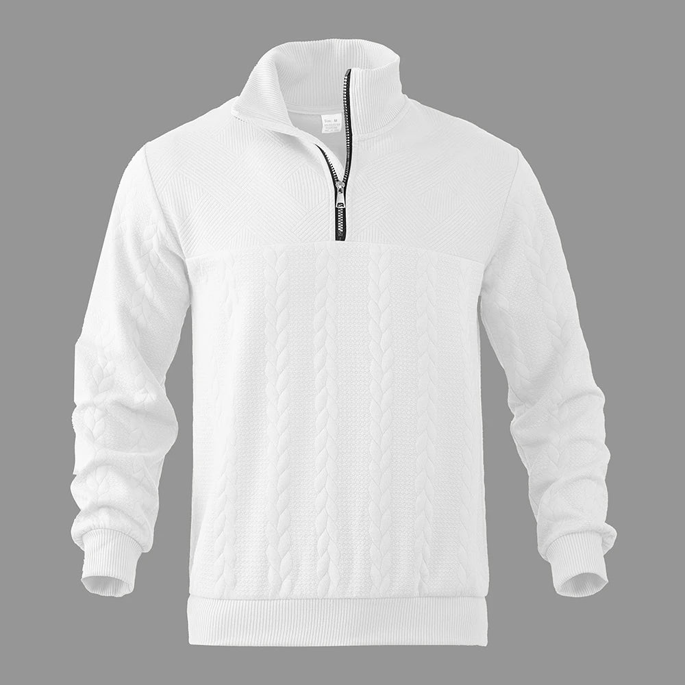 Henry | Premium sweatshirt med kvart lynlås