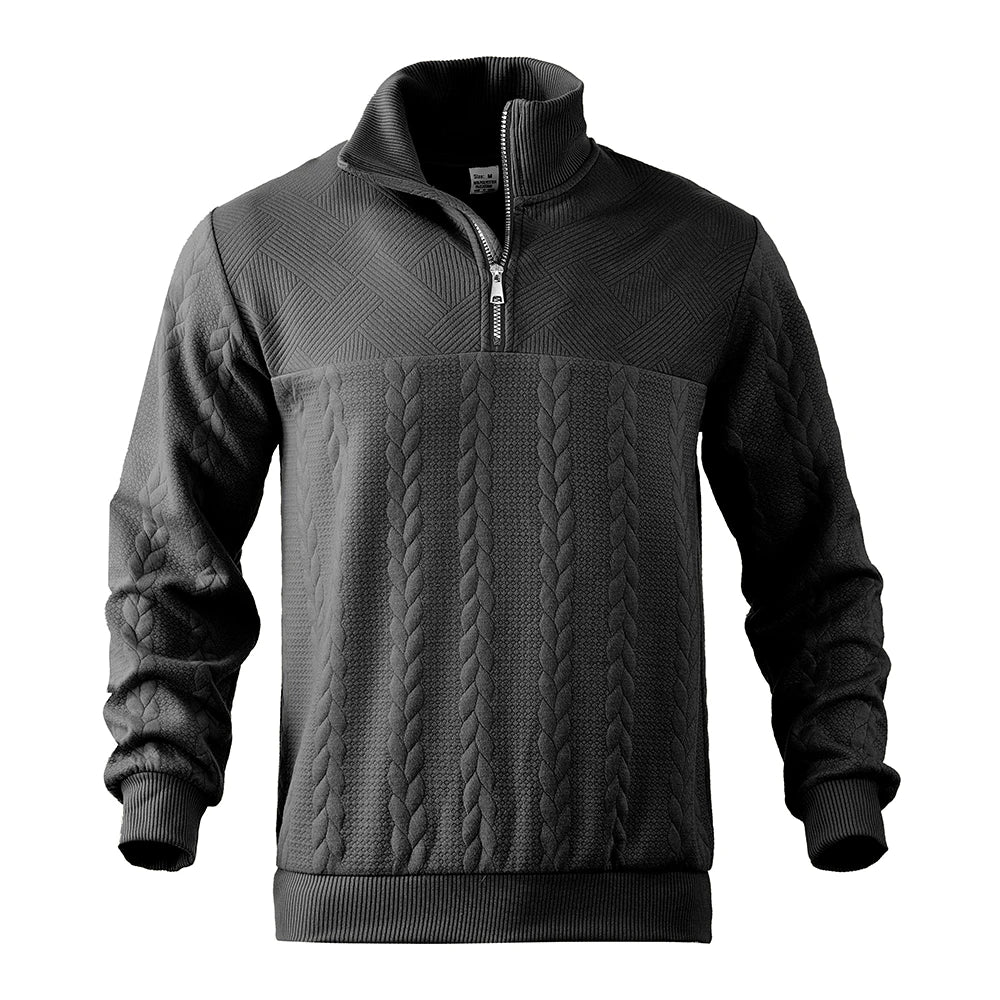 Henry | Premium sweatshirt med kvart lynlås