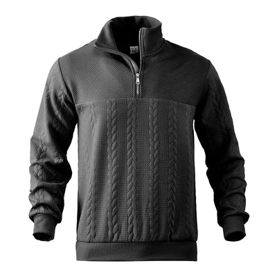 Henry | Premium sweatshirt med kvart lynlås
