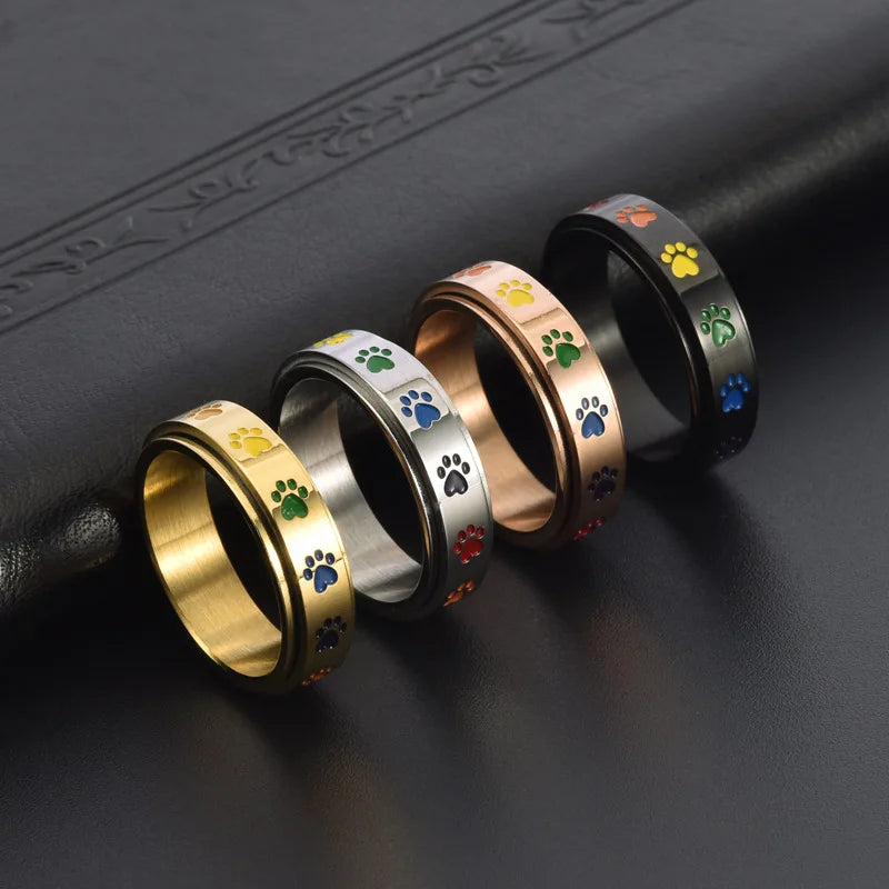 Regnbue Spin Stress Ring