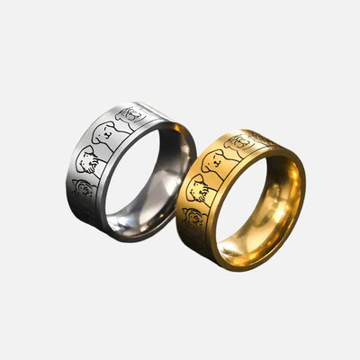 PawPrint Elegance Ring