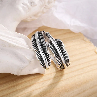 Engelens Fjer Justerbar Ring