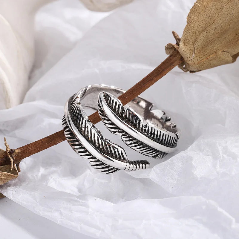Engelens Fjer Justerbar Ring