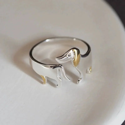 Dachshund Delight Justerbar Ring