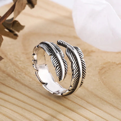 Engelens Fjer Justerbar Ring
