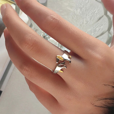 Dachshund Delight Justerbar Ring