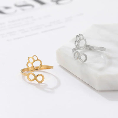 Infinity Paw Justerbar Ring
