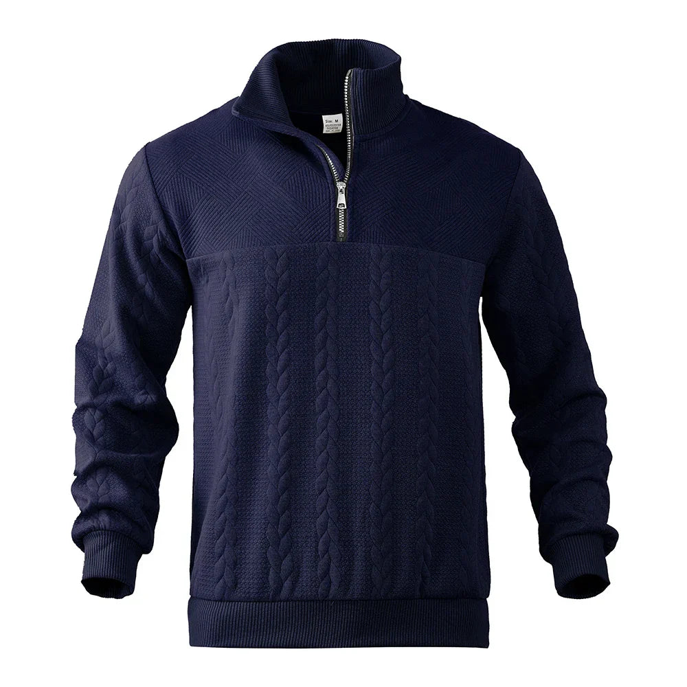Henry | Premium sweatshirt med kvart lynlås
