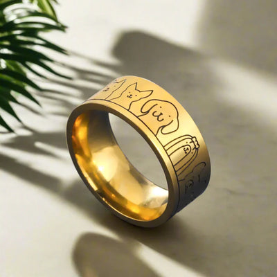 PawPrint Elegance Ring