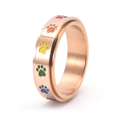 Regnbue Spin Stress Ring
