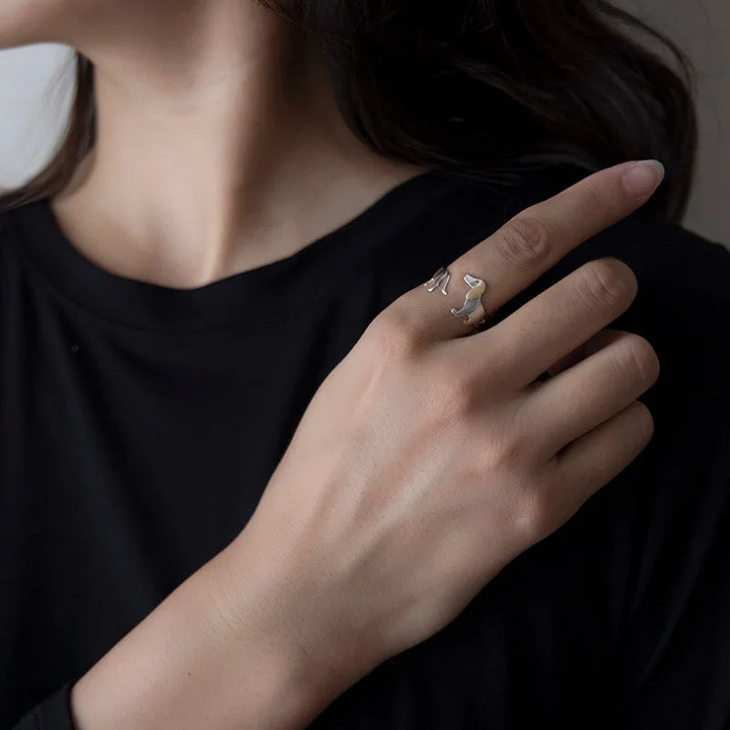 Dachshund Delight Justerbar Ring